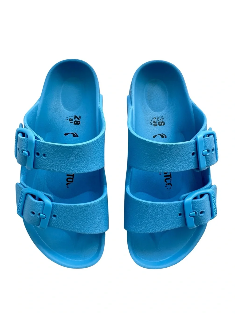 Birkenstock Arizona Waterproof Slide Kids Sandals Blue EU 28 US 10-10.5